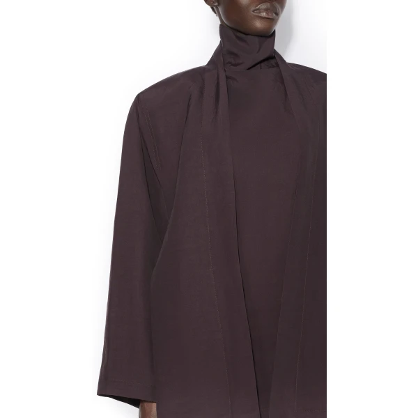 Alaïa Poplin High Neck Top - ALAÏA Tops - Laser Cut Luxury - Shop at Luxury Shoes 