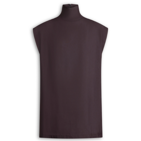 Alaia Poplin High Neck Top
