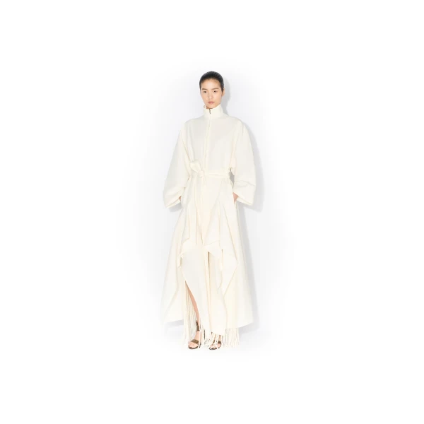 Alaïa Poplin Ruffle Jumpsuit - ALAÏA Jumpsuit - Laser Cut Luxury - Shop at Luxury Shoes 