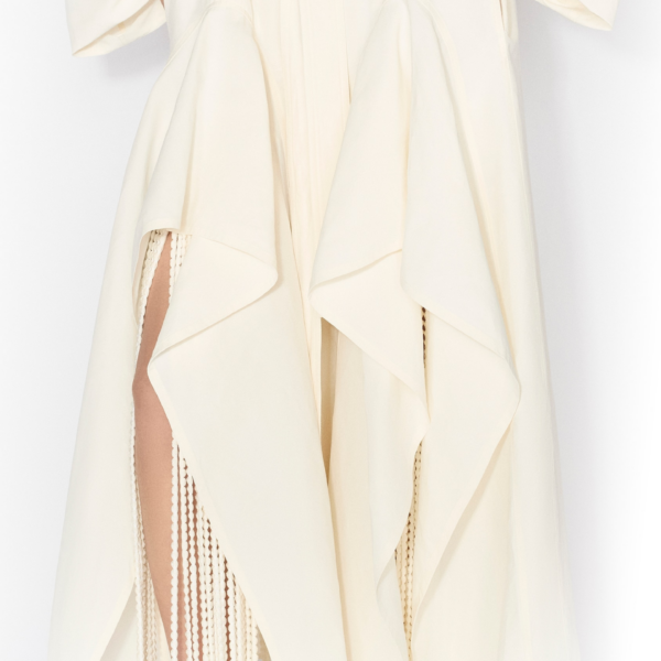 Alaia Poplin Ruffle Jumpsuit, view 4