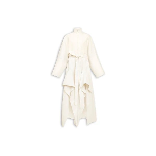Alaïa Poplin Ruffle Jumpsuit - ALAÏA Jumpsuit - Laser Cut Luxury - Shop at Luxury Shoes 
