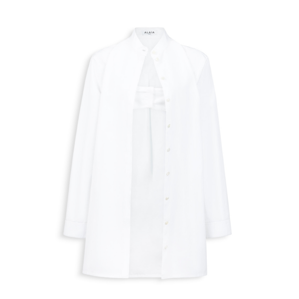 Alaia Poplin Shirt Set, view 6