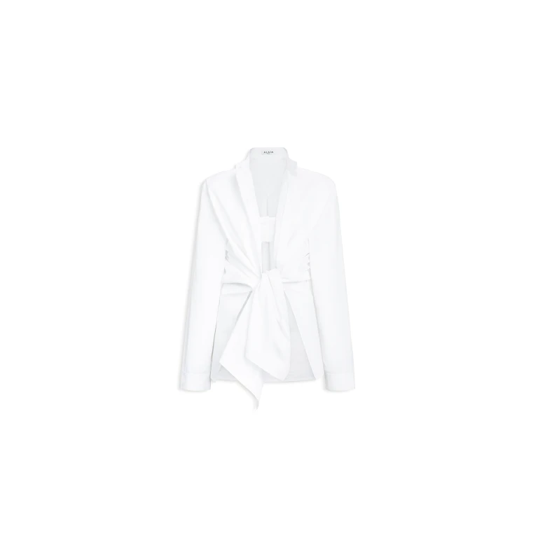 Alaïa Poplin Shirt Set - ALAÏA Tops - Laser Cut Luxury - Shop at Luxury Shoes 