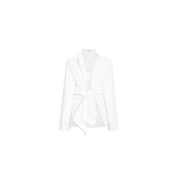 Alaïa Poplin Shirt Set - ALAÏA Tops - Laser Cut Luxury - Shop at Luxury Shoes 