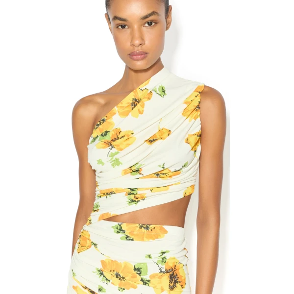 Alaïa Printed Cutout Dress - ALAÏA Dresses - Laser Cut Luxury - Shop at Luxury Shoes 