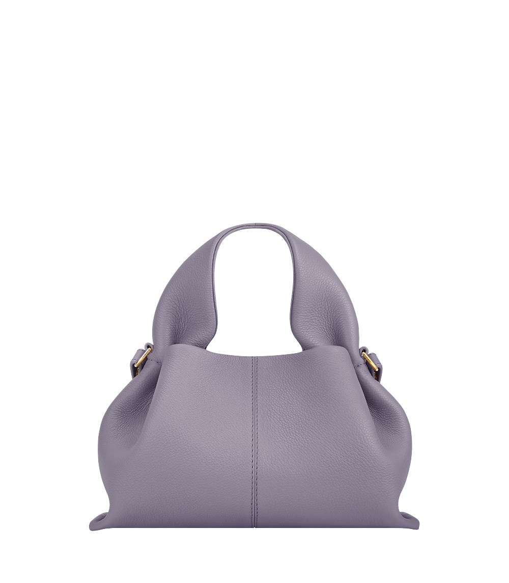 Polène Numéro Neuf Mini in Mauve Numéro Neuf Mini in Mauve - Mini Bags - Parisian Luxury Leather Bag at Luxury Shoes 