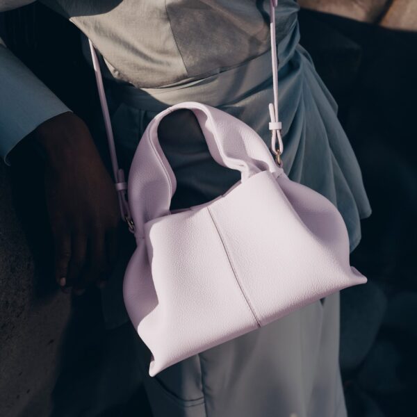 Polene Numéro Neuf Mini in Wisteria Bag, view 3
