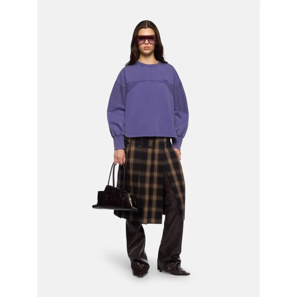 The Attico Purple sweatshirt Knit, view 2