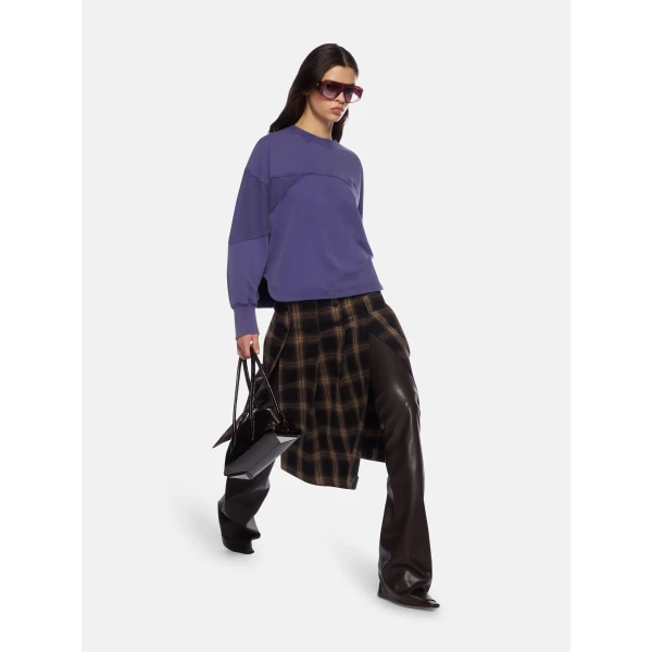The Attico Purple sweatshirt Knit, view 4