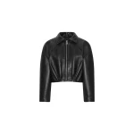 Rotate Birger Christensen Collared Boxy Jacket Black
