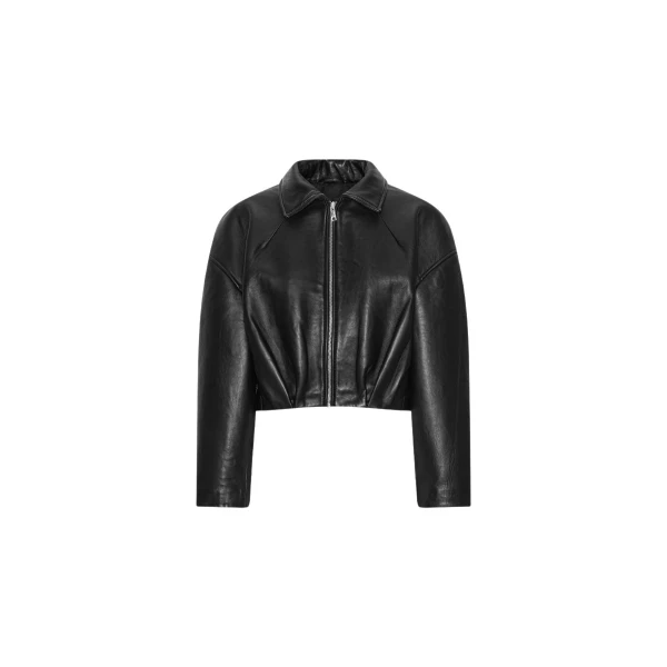 Rotate Birger Christensen Collared Boxy Jacket Black