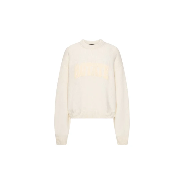 Rotate Birger Christensen Crewneck Sweater Creme