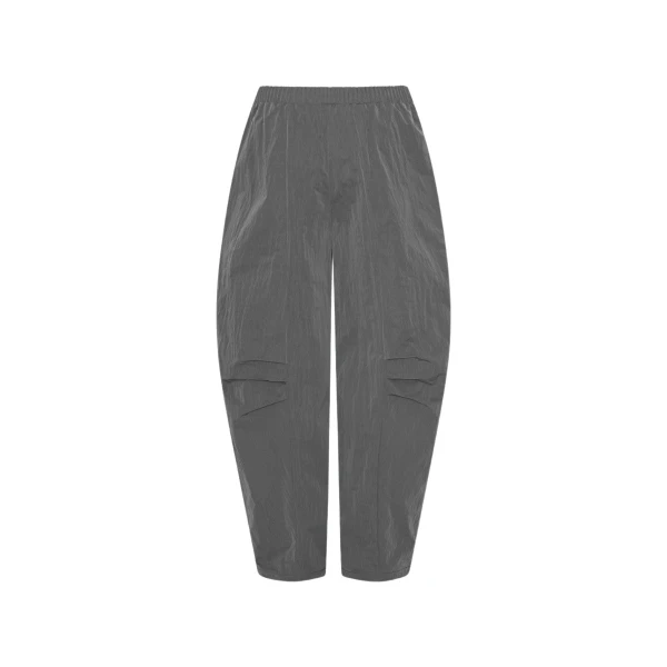 Rotate Birger Christensen Crispy Track Pants Dark Grey