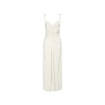 Rotate Birger Christensen Drapy Slip Dress White