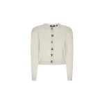 Rotate Birger Christensen Firm Knit Cardigan Creme