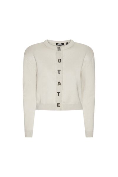 Firm Knit Cardigan Creme
