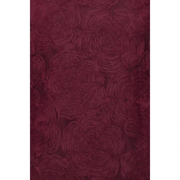Rotate Birger Christensen Flower Mesh Top Bordeaux, view 6