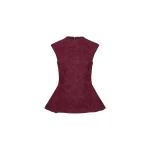 ROTATE-Birger-Christensen-Flower-Mesh-Top-Bordeaux-coveti87878_nobg Rotate Birger Christensen Flower Mesh Top Bordeaux