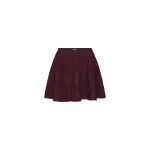 Rotate Birger Christensen Flower Mini Skirt Bordeaux