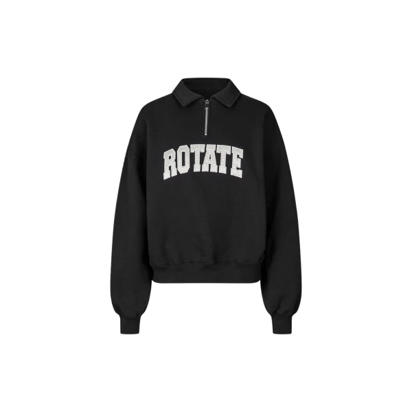 Rotate Birger Christensen Half ZIP Polo Sweat Top