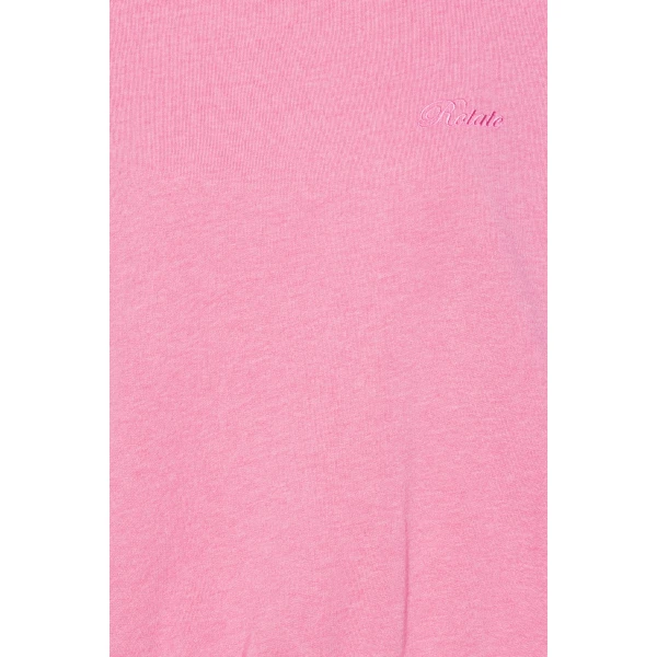 Rotate Birger Christensen Heavy Sweat Crewneck Bright Pink Top, view 6