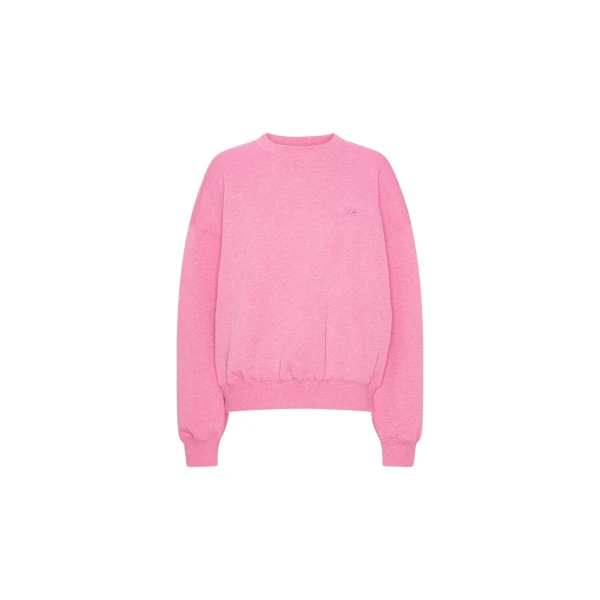 Rotate Birger Christensen Heavy Sweat Crewneck Bright Pink Top