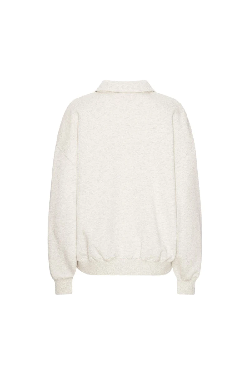 ROTATE-Birger-Christensen-Heavy-Sweat-Polo-White-coveti89433_nobg Rotate Birger Christensen Heavy Sweat Polo White Top