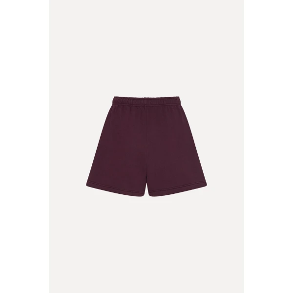 Rotate Birger Christensen Heavy Sweat Shorts Bordeaux, view 5