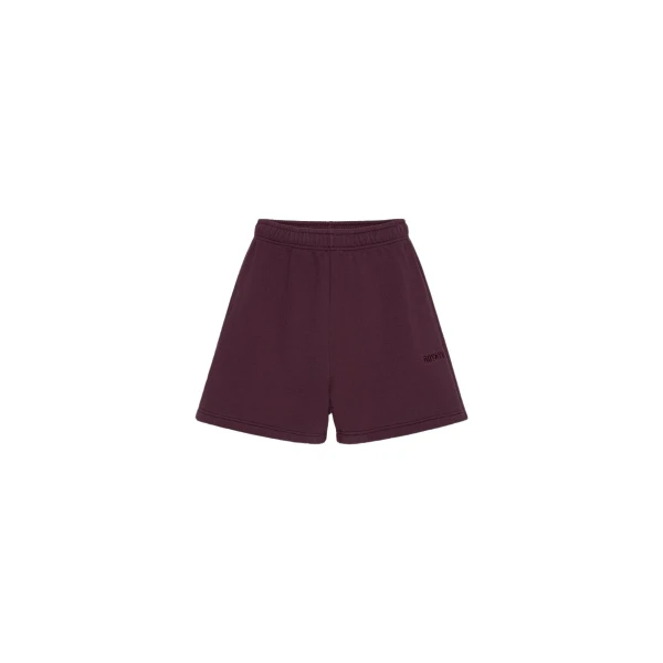 Rotate Birger Christensen Heavy Sweat Shorts Bordeaux