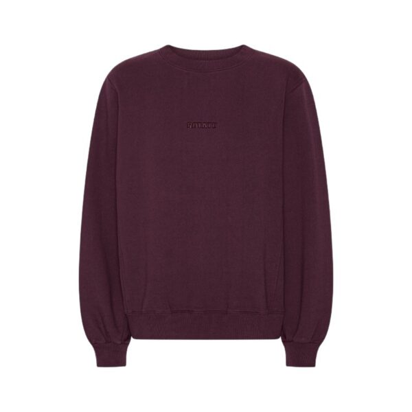 Rotate Birger Christensen Heavy Sweatshirt Crewneck Bordeaux Top