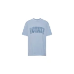 Rotate Birger Christensen Jersey Oversized T-shirt Blue Top