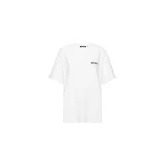 Rotate Birger Christensen Jersey Oversized T-shirt White Top