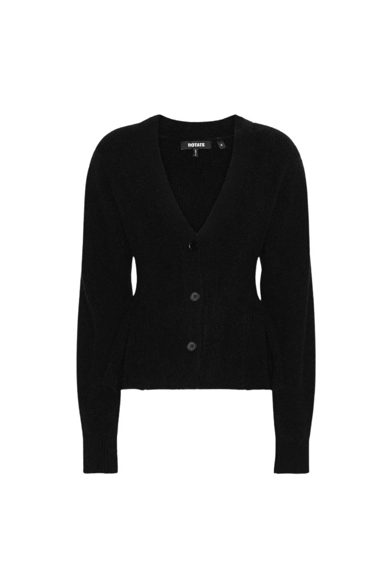 ROTATE-Birger-Christensen-Knit-Peplum-Cardigan-Black-coveti89980_nobg Rotate Birger Christensen Knit Peplum Cardigan Black