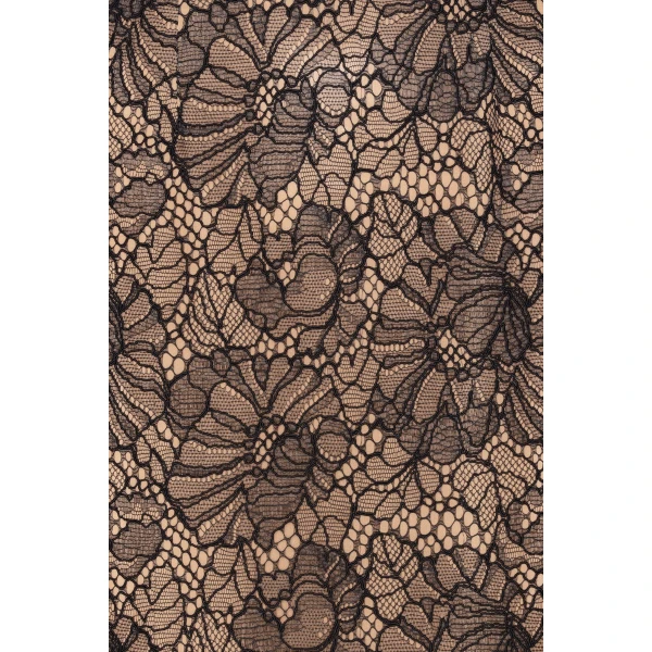 Rotate Birger Christensen Lace Halterneck Dress Black, view 6