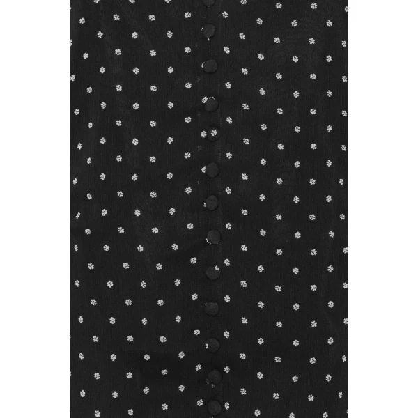 Rotate Birger Christensen Laceband Camisole Black, view 6