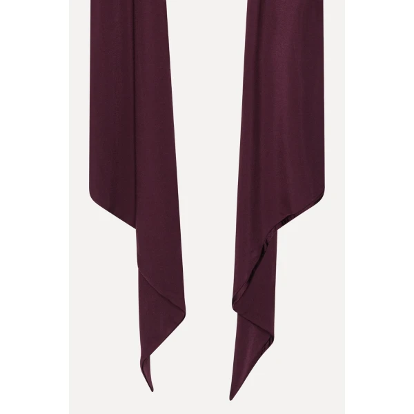Rotate Birger Christensen Long-sleeved Scarf Top Bordeaux, view 6