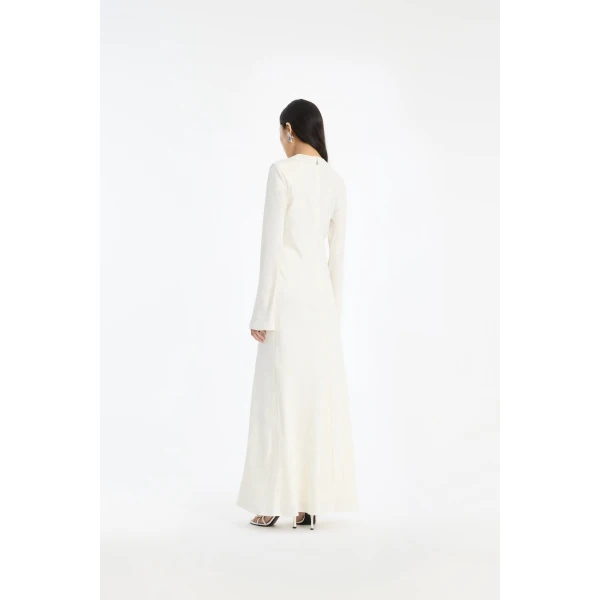 Rotate Birger Christensen Ls Biascut Dress White, view 3