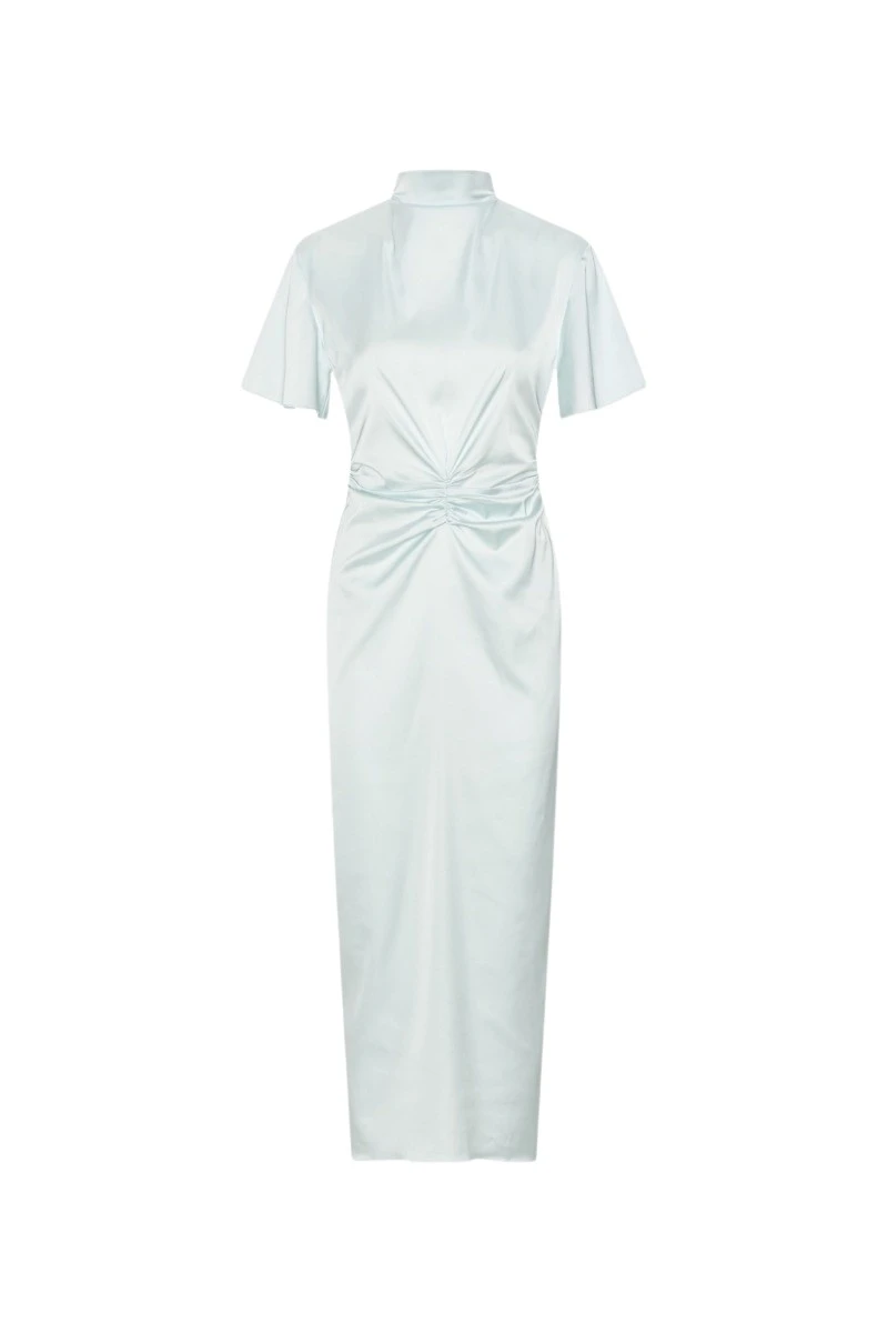 ROTATE-Birger-Christensen-Midi-Dress-Gathered-Cf-Mint-Green-coveti64275_nobg Rotate Birger Christensen Midi Dress Gathered Cf Mint Green
