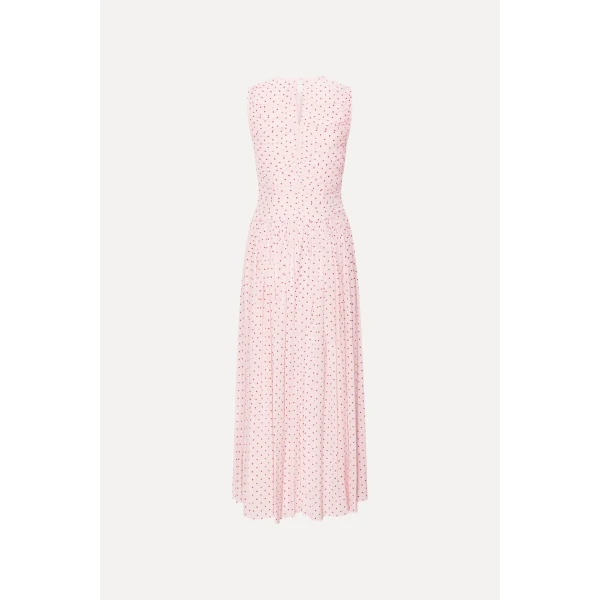 Rotate Birger Christensen Ns Ruched Dress Pink, view 5
