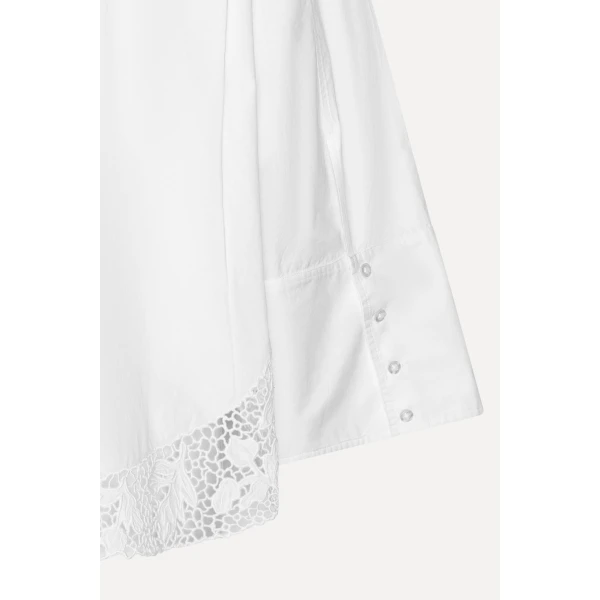 Rotate Birger Christensen Oversized Shirt White, view 6