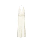 Rotate Birger Christensen Satin Halterneck White Top