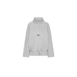 Rotate Birger Christensen Scuba Half Zip Jacket Light Grey