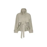 Rotate Birger Christensen Short Trench Coat Aluminum
