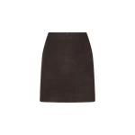 ROTATE-Birger-Christensen-Suede-Mini-Skirt-Dark-Brown-coveti41565_nobg Rotate Birger Christensen Suede Mini Skirt Dark Brown