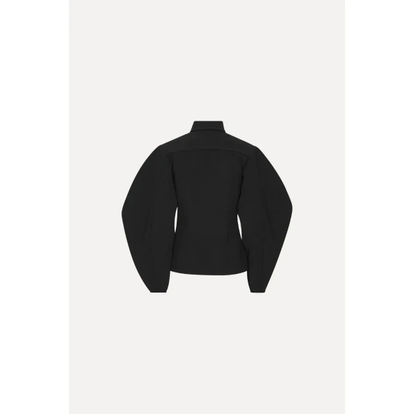 Rotate Birger Christensen Suiting Fitted Shirt Black, view 5
