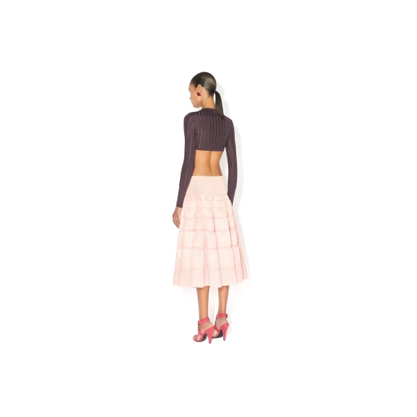 Alaia Raffia Skirt, view 3