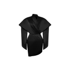 Rasario Satin mini dress in Black