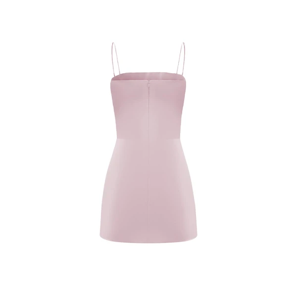 Rasario Satin mini dress in Light pink, view 3