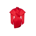 Rasario-Red-Satin-mini-dress-in-Red-at-Coveti74327_nobg Rasario Satin mini dress in Red