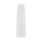 Rasario Crepe and silk chiffon corset gown in White